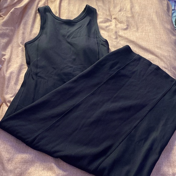 Lululemon Black Brunch and Back Dress - Picture 1 of 4